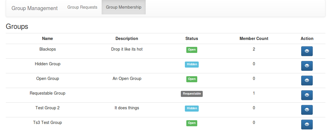 Groups members can request to join