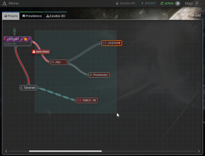 Select and move several systems at once